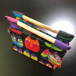 NWOT Very Rare Laurel Burch Multi Coloured Clutch (Sm)